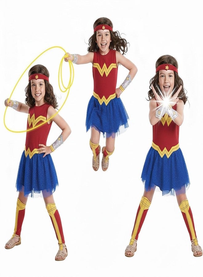 فانسي دريسويل فستان مستوحى من فيلم وندر جيرل من فانسي دريس ويل، فستان أميرة (3-5 سنوات) - Image 4